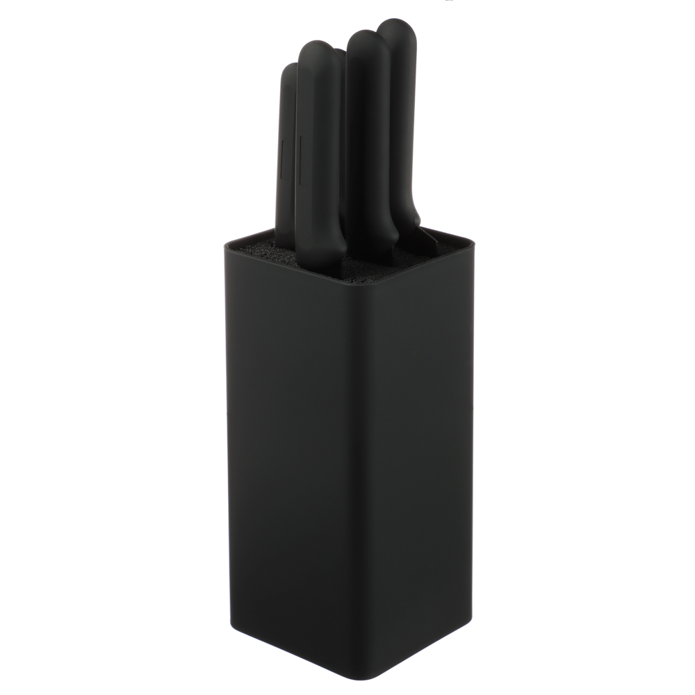 SATOSHI Бреан Набор ножей кухонных 6пр, подставка с полипропиленовыми разделителями, арт.№ 803-347