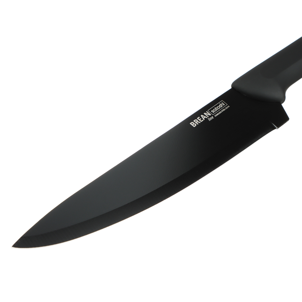 SATOSHI Бреан Набор ножей кухонных 6пр, подставка с полипропиленовыми разделителями, арт.№ 803-347