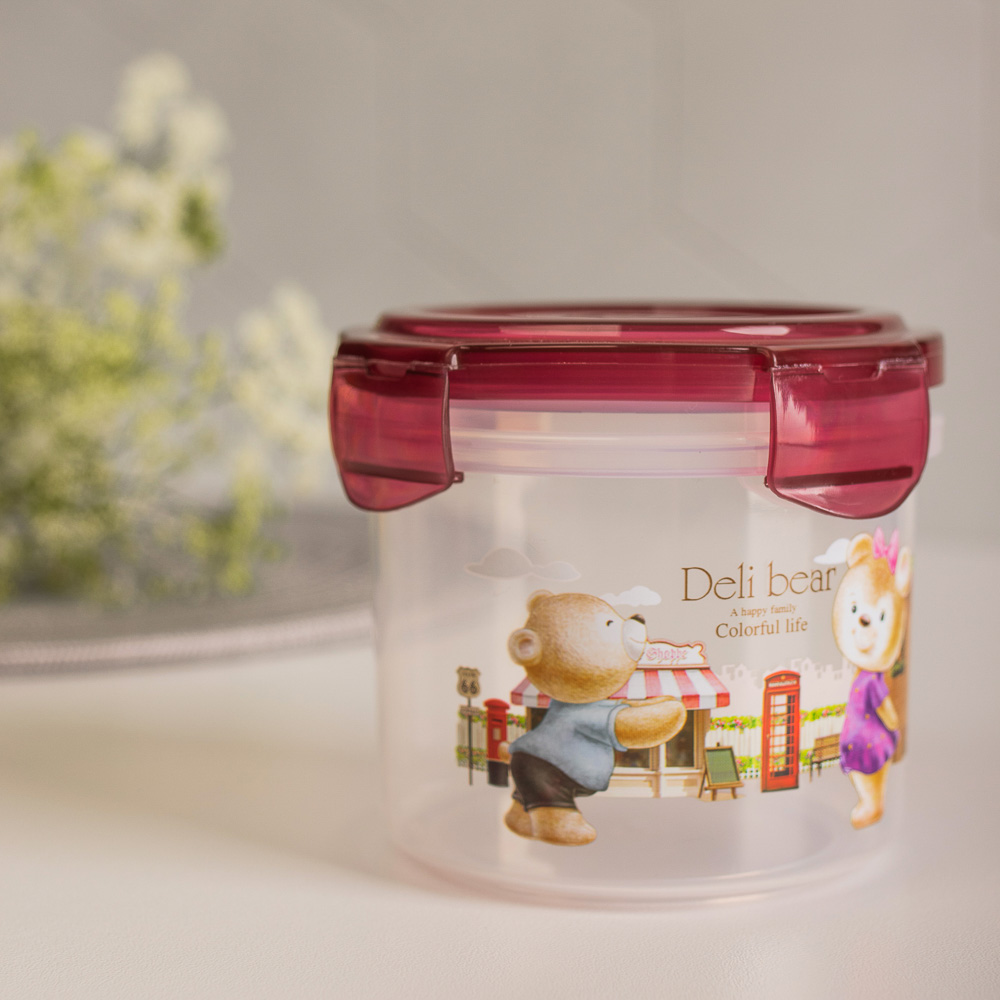 Контейнер с крышкой "Медвежата", 420мл, полипропилен, арт.№ 829-201