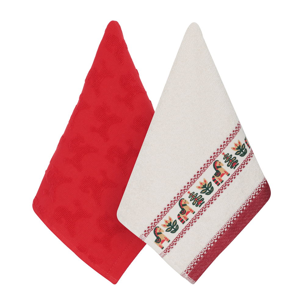 PROVANCE Щелкунчик Полотенце махровое с лентой, 30х50см, 100% хлопок, 2 дизайна, арт.№ 492-261