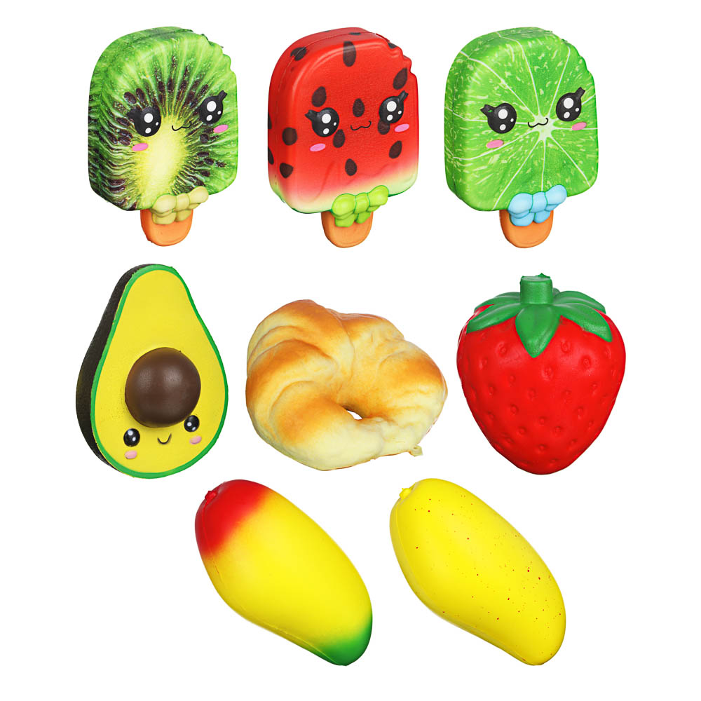 LASTIKS Мялка "Сквиш еда", с ароматом, 8-13см, полиуретан, 4-8 дизайнов, арт.№ 297-071