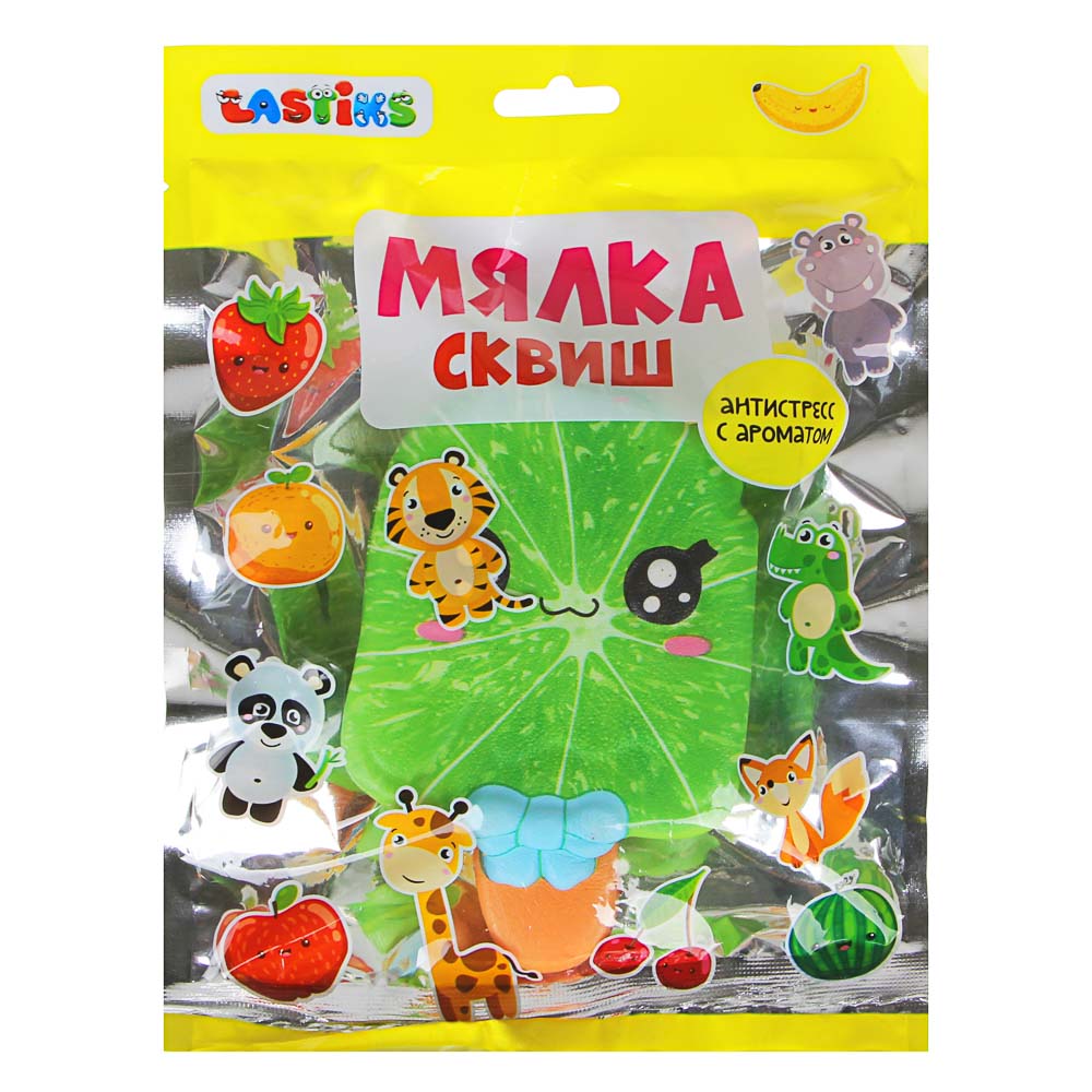 LASTIKS Мялка "Сквиш еда", с ароматом, 8-13см, полиуретан, 4-8 дизайнов, арт.№ 297-071