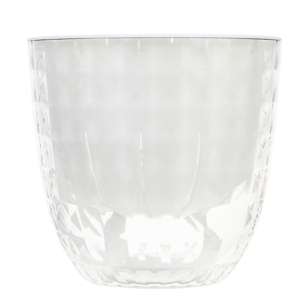 INBLOOM Кашпо 15х16см Кристалл, PET+PP, арт.№ 164-371