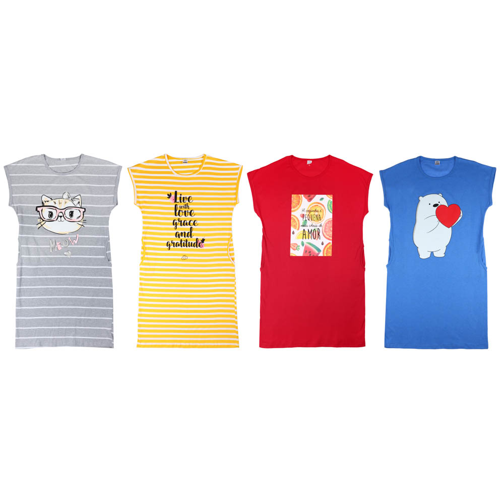 Туника женская, р. 46-54, 100% хлопок, ВЛ23-04, арт.№ 354-193