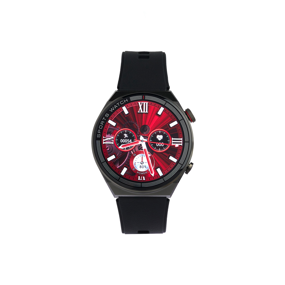 Смарт-часы BY Space Atlas, металлический корпус, шагомер, будильник, 1,5", черный, арт.№ 450-087