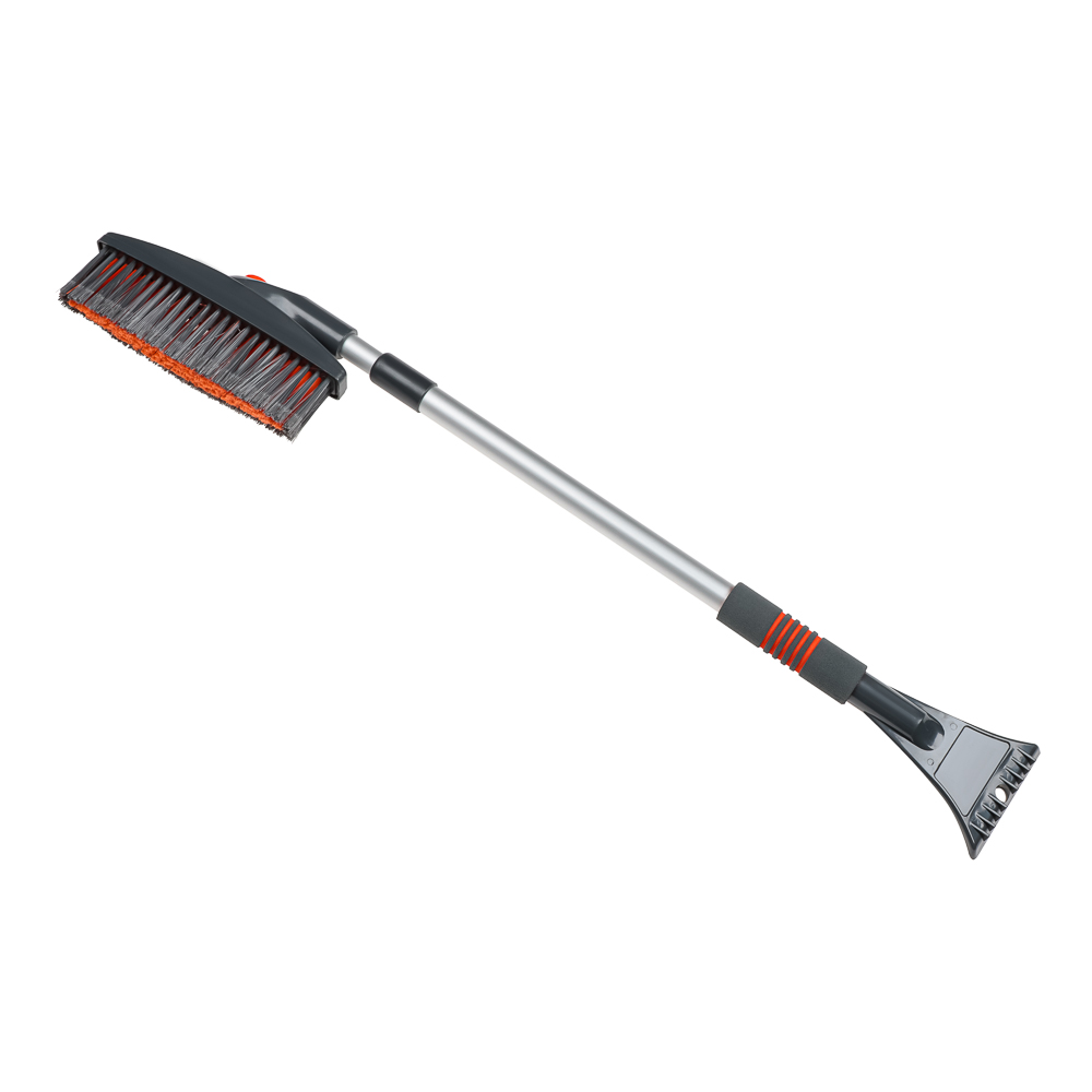 ЕРМАК Щетка для уборки снега с распушенной щетиной 86-122см, телескопическая, арт.№ 775-045