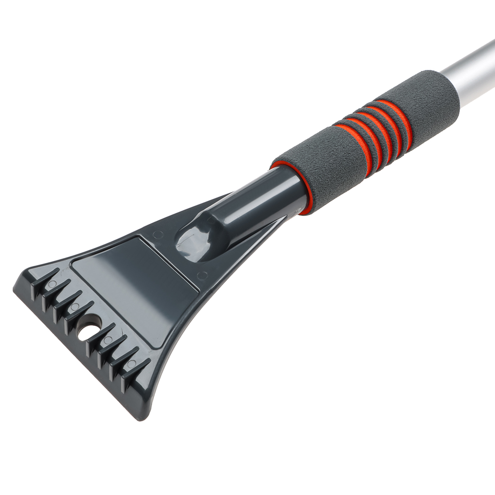 ЕРМАК Щетка для уборки снега с распушенной щетиной 86-122см, телескопическая, арт.№ 775-045