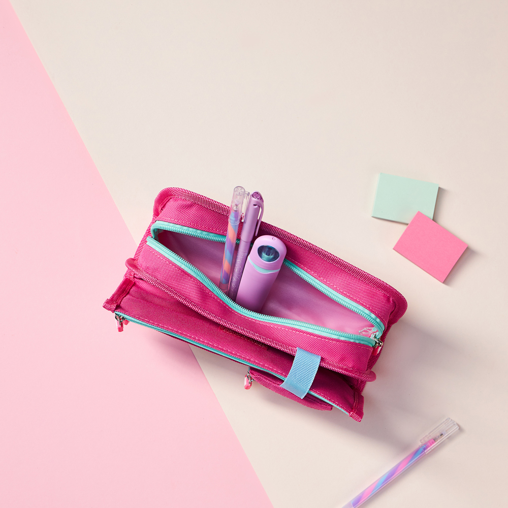 Пенал школьный прямоугольный 21,5х10х5 см, 1 отд., 2 карм., кошелек, откид.планка, "Заря Фешн" BY Русские Супергерои, арт.№ 583-007