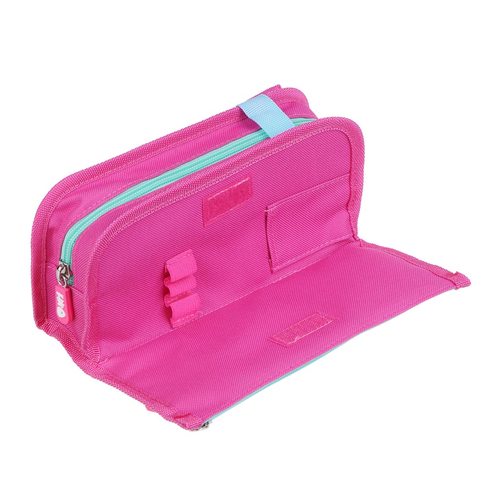 Пенал школьный прямоугольный 21,5х10х5 см, 1 отд., 2 карм., кошелек, откид.планка, "Заря Фешн" BY Русские Супергерои, арт.№ 583-007