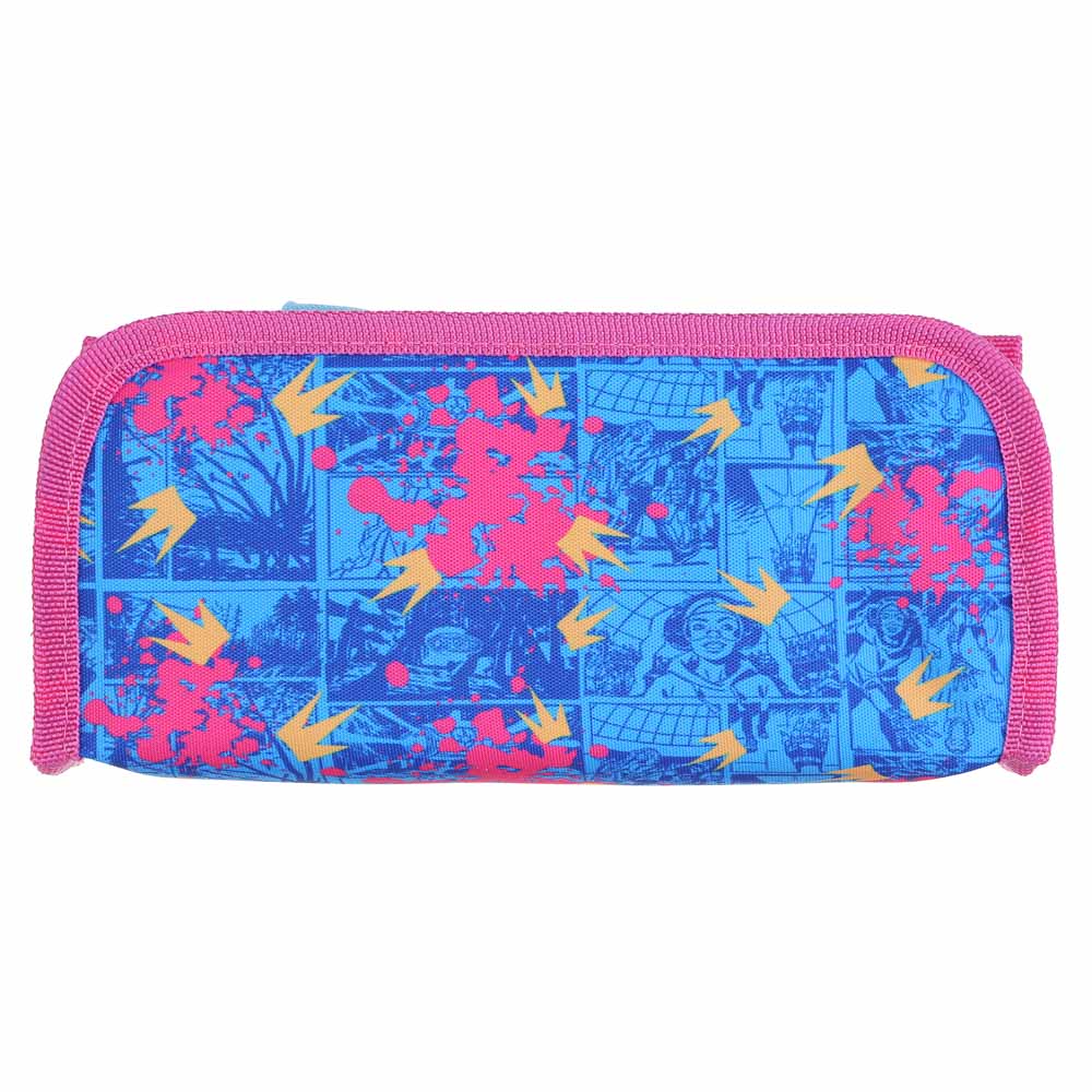 Пенал школьный прямоугольный 21,5х10х5 см, 1 отд., 2 карм., кошелек, откид.планка, "Заря Фешн" BY Русские Супергерои, арт.№ 583-007