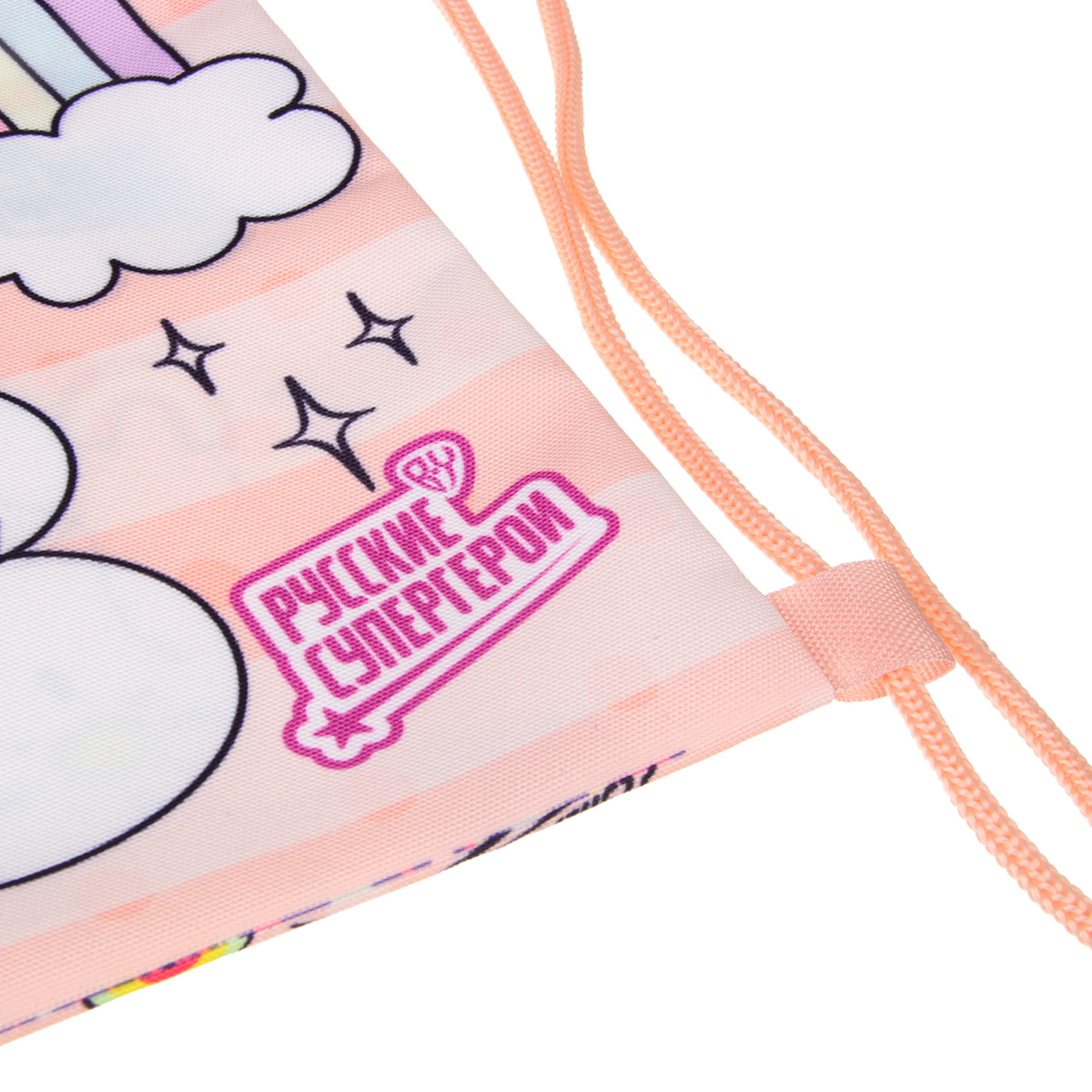 BY Русские Супергерои Мешок для обуви, 39х47см, сверхплотный п/э, 2-сторонняя печать, "Кавай", арт.№ 233-012