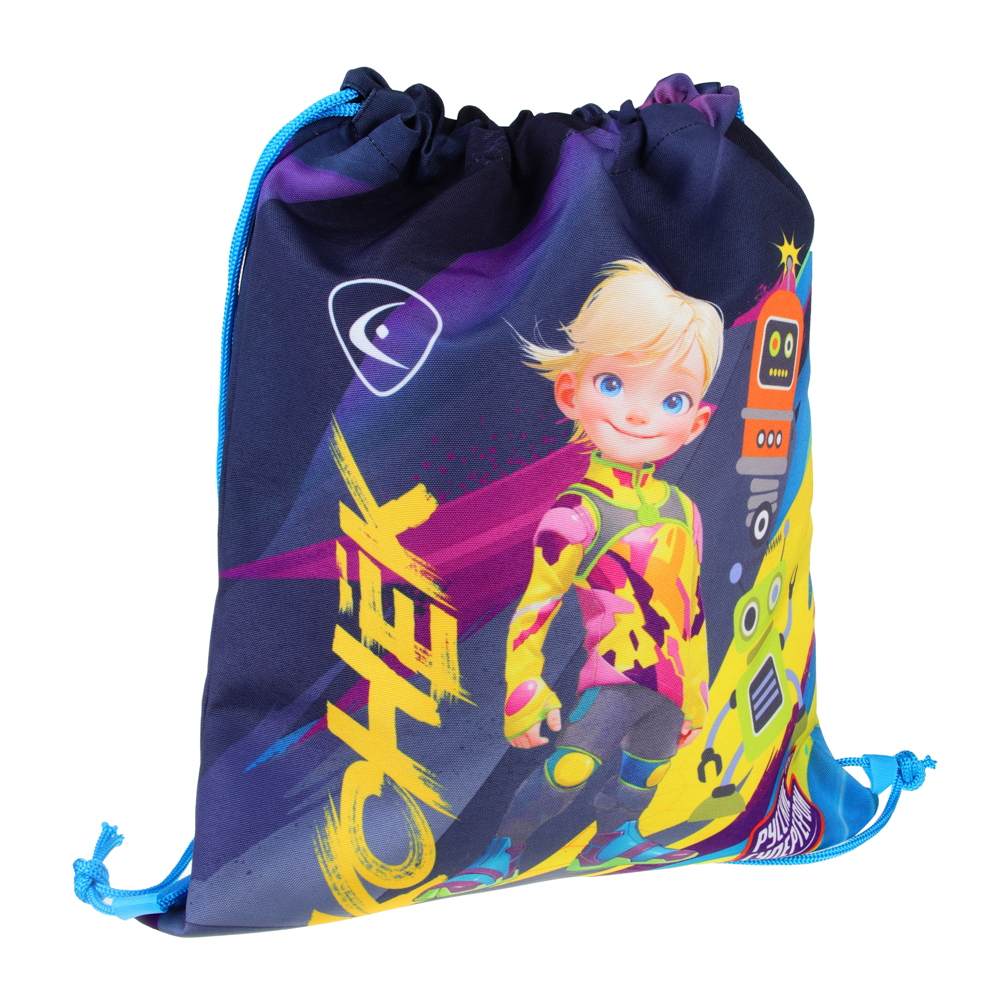 BY Русские Супергерои Мешок для обуви, 39х47см, сверхплотный п/э, 2-сторонняя печать "Конек джуниор", арт.№ 233-013