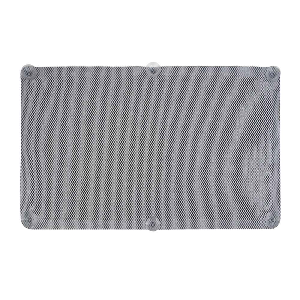 Коврик противоскользящий тм VETTA Capri, 75x44см, ПВХ 100%, серый, арт.№ 403-109
