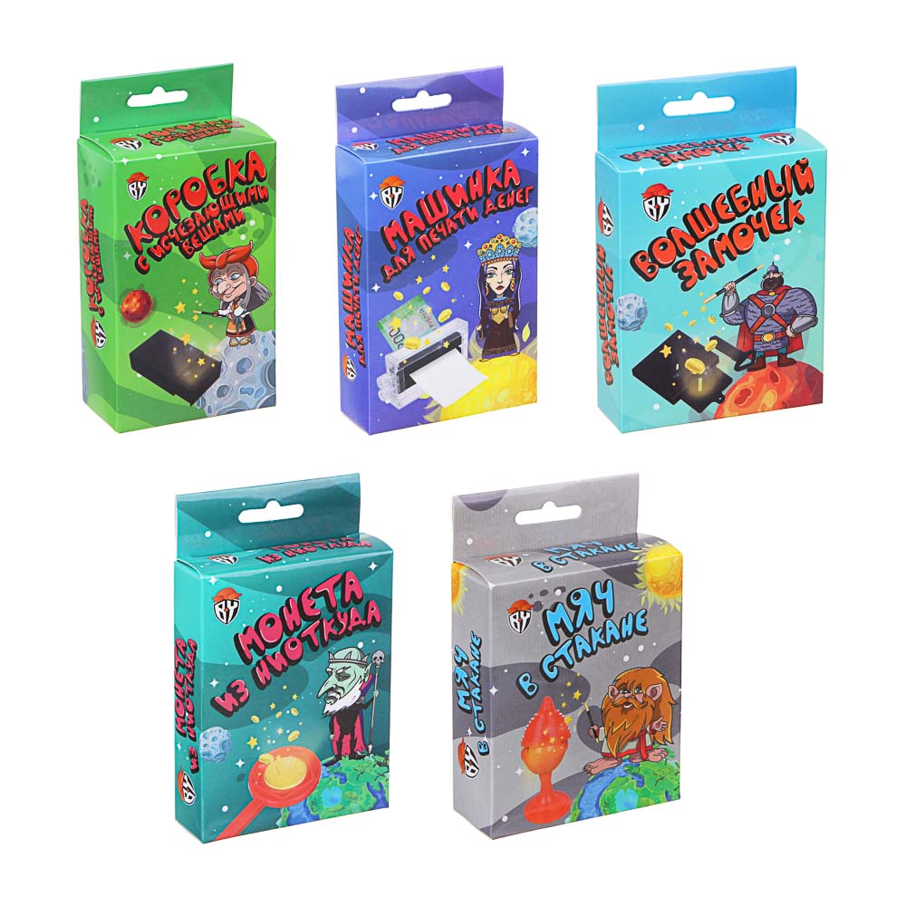 BY Сказки Фокус 2,5х10х7см (+/- 1-3см), пластик, 5 видов, арт.№ 538-104