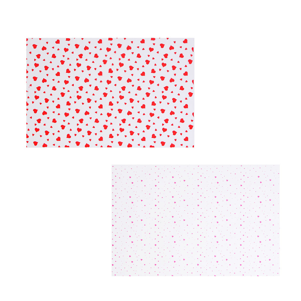 Пленка для упаковки подарков и цветов тм LADECOR, 70х100 см, 30 мкм, 2 дизайна, арт.№ 570-088