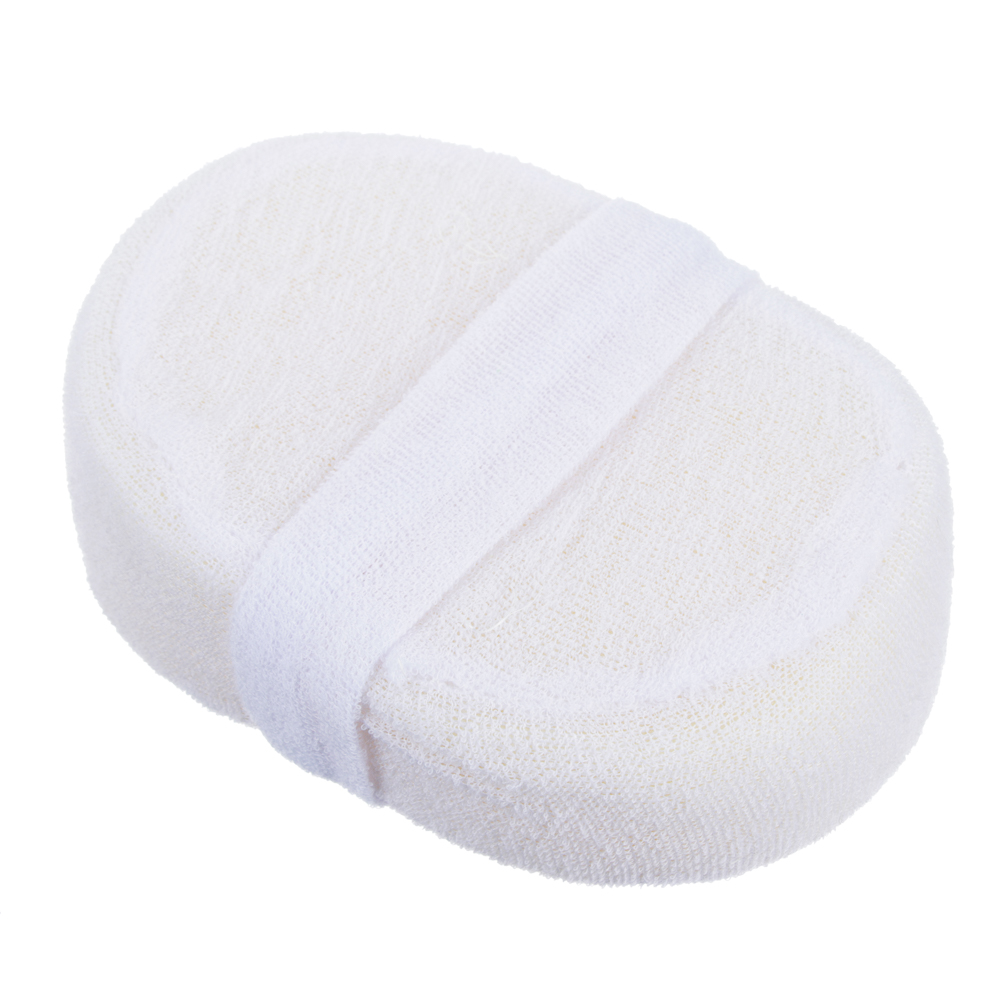 Мочалка банная, сизаль, овальная на поролоне, 11х14см, 1 цвет, арт.№ 361-080