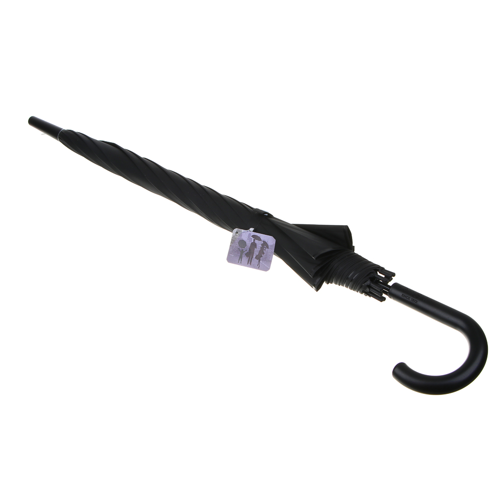 Зонт-трость, металл, пластик, ПВХ, d99см, 8 спиц, 4 цвета, арт.№ 302-401