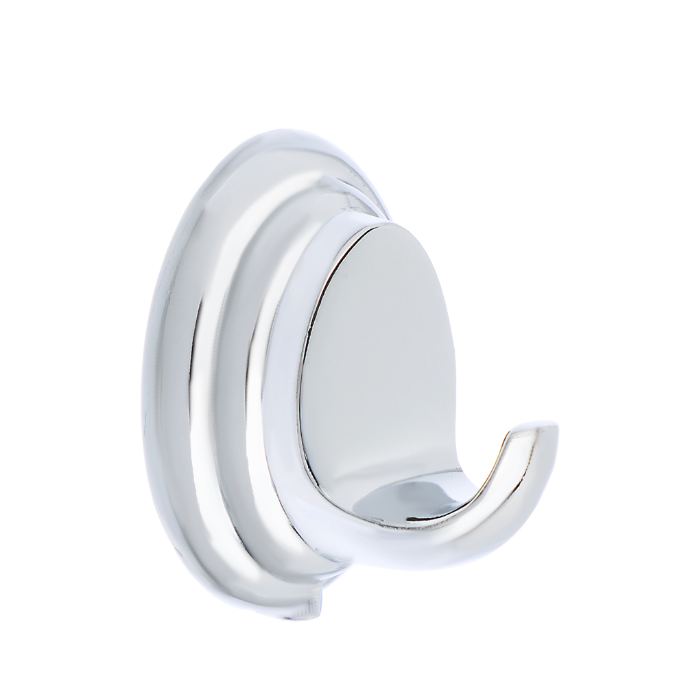 VETTA Крючок одинарный классический, скрытое крепление, хром, сталь, арт.№ 555-001