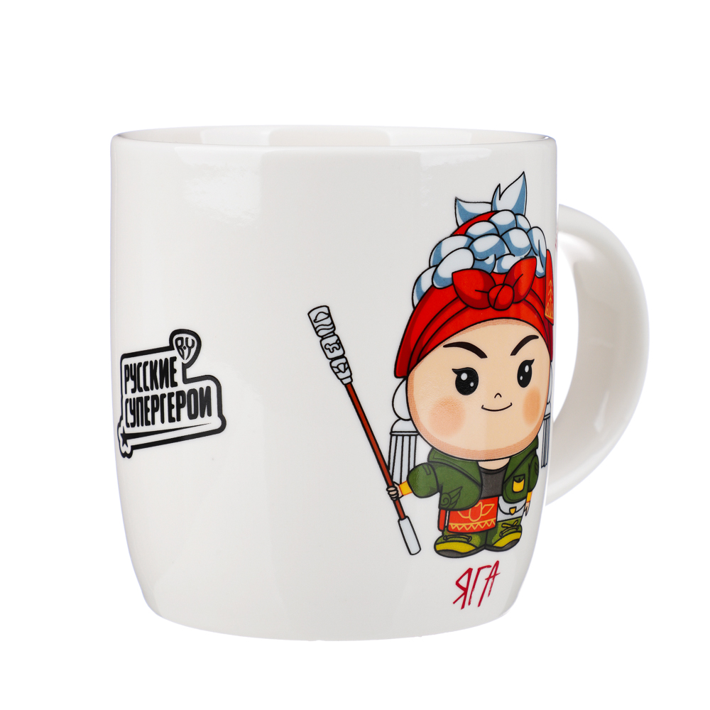 BY Русские Супергерои Яга Кружка 360мл, фарфор, подарочная упаковка, арт.№ 806-571