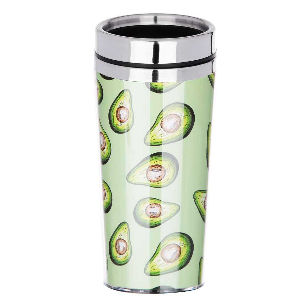 VETTA Термос-кружка 450мл "Авокадо", нерж.сталь, 4 дизайна, арт.№ 841-804