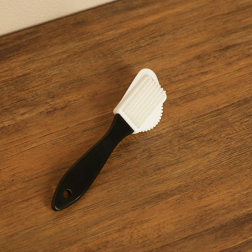 Щетка тройная для замши и нубука, пластик, ПВХ, металл, арт.№ 458-037