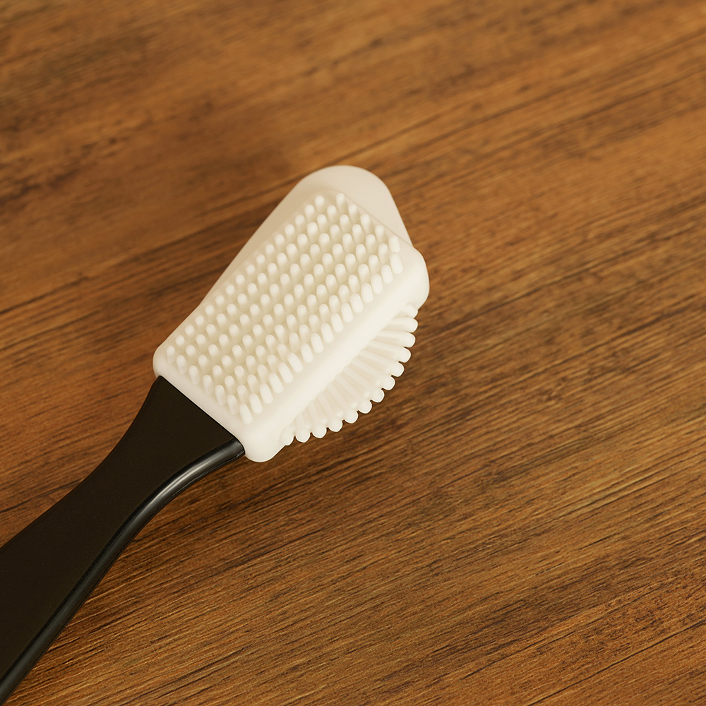 Щетка тройная для замши и нубука, пластик, ПВХ, металл, арт.№ 458-037