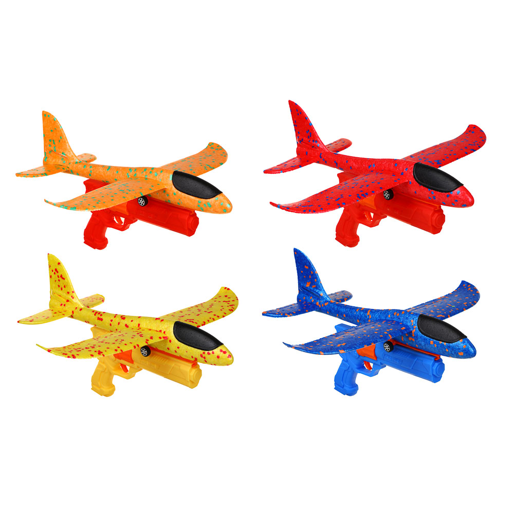 SILAPRO Самолет с запуском 37х37см, ABS, пенопласт, арт.№ 134-226