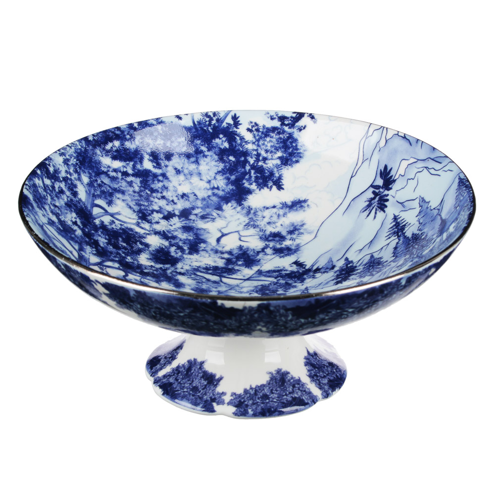 MILLIMI Дивный лес Ваза для фруктов, 18х8см, костяной фарфор, арт.№ 802-117