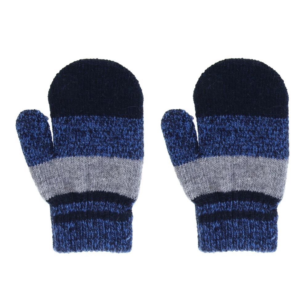GALANTE Варежки детские вязаные, р. 12, 4 дизайна, СЗПВ24-29, арт.№ 363-392