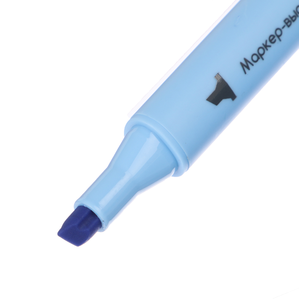 Маркер-выделитель оформительский ClipStudio Альфа 6 цветов, 3-гранный корпус, скошенный 3мм, арт.№ 613-037