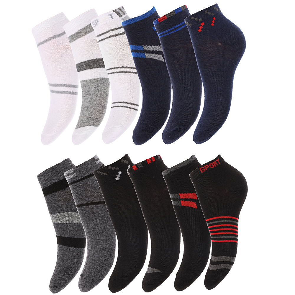 Набор носков 3 пары, р.25-27, 75% хлопок, 20% ПЭ, 5% эластан, арт.С101, арт.№ 019-273