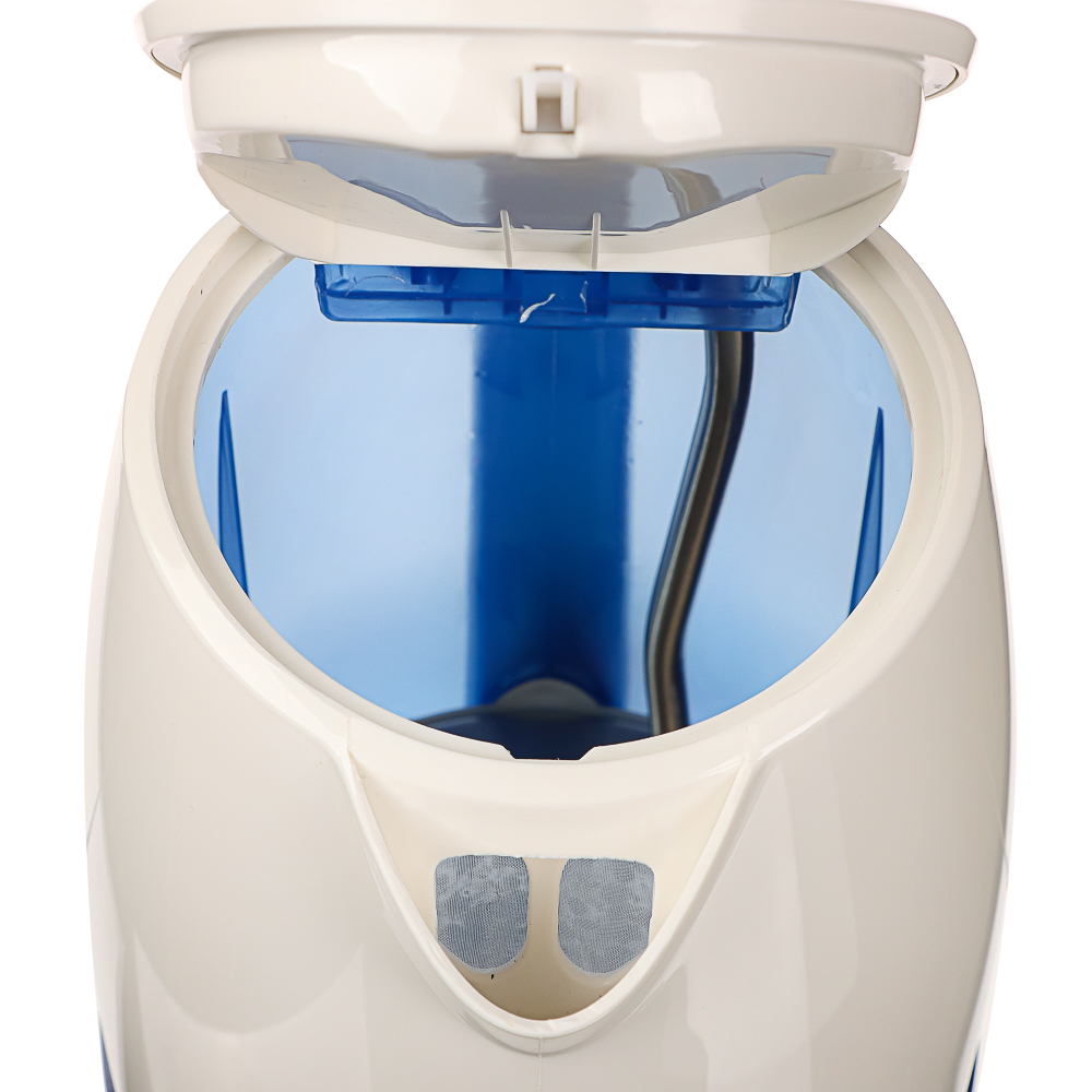 LEBEN Чайник электрический 1,7л, 1850Вт, скрытый нагр.элемент, автооткл., пластик, FK-1508-2, арт.№ 291-029