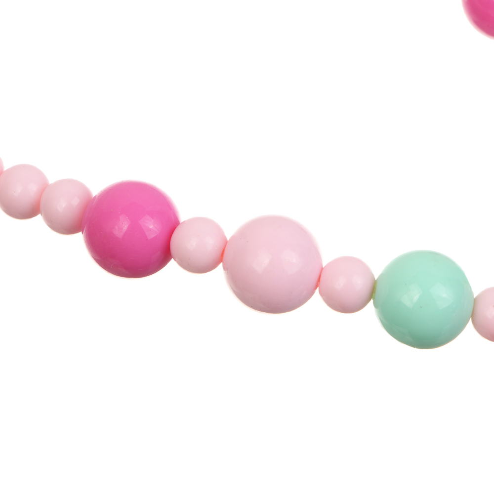 Набор бижутерии в боксе "Красотуся", ожерелье, кольцо, резинки для волос, ABS, металл, тм ИГРОЛЕНД, арт.№ 025-061