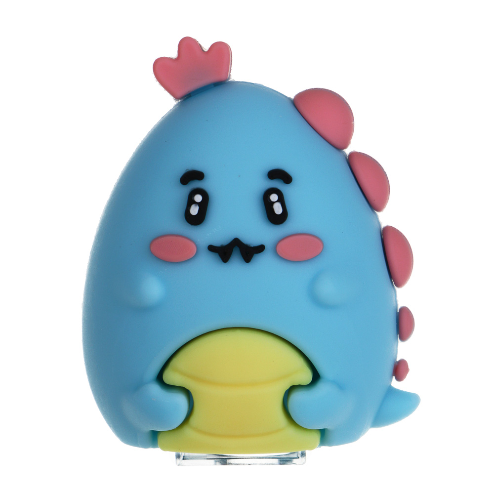 Точилка фигурная "Дино", 4х3х2,5см, 1 отверстие, PVC, 4 дизайна, арт.№ 607-066