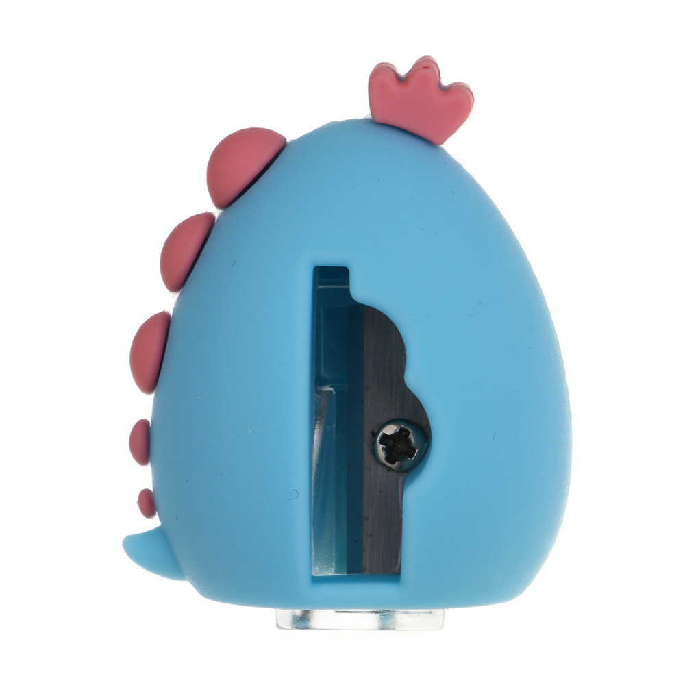 Точилка фигурная "Дино", 4х3х2,5см, 1 отверстие, PVC, 4 дизайна, арт.№ 607-066