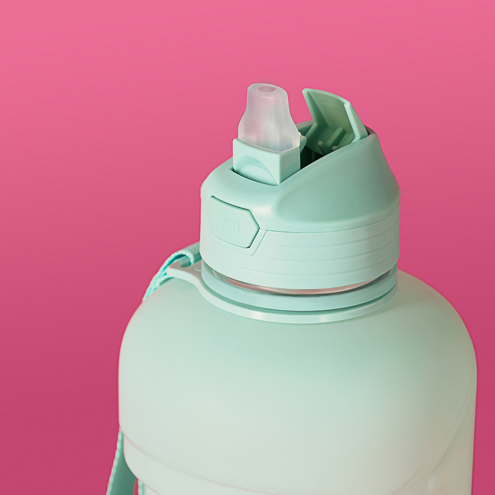 SILAPRO MAX Бутылка спортивная с замком, EGGSHELL BLUE-LOTUS ,2л, PETG, арт.№ 088-047