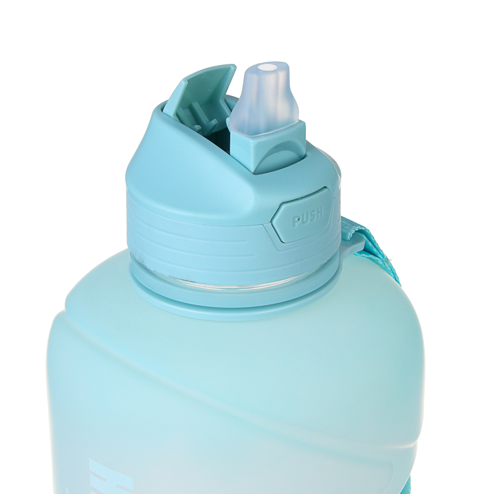 SILAPRO MAX Бутылка спортивная с замком, EGGSHELL BLUE-LOTUS ,2л, PETG, арт.№ 088-047