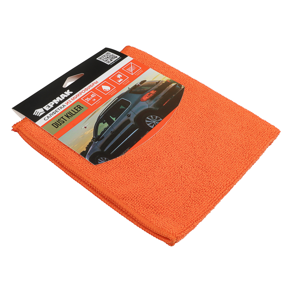 ЕРМАК Салфетка из микрофибры, 35х40см, Dustkiller, арт.№ 715-006