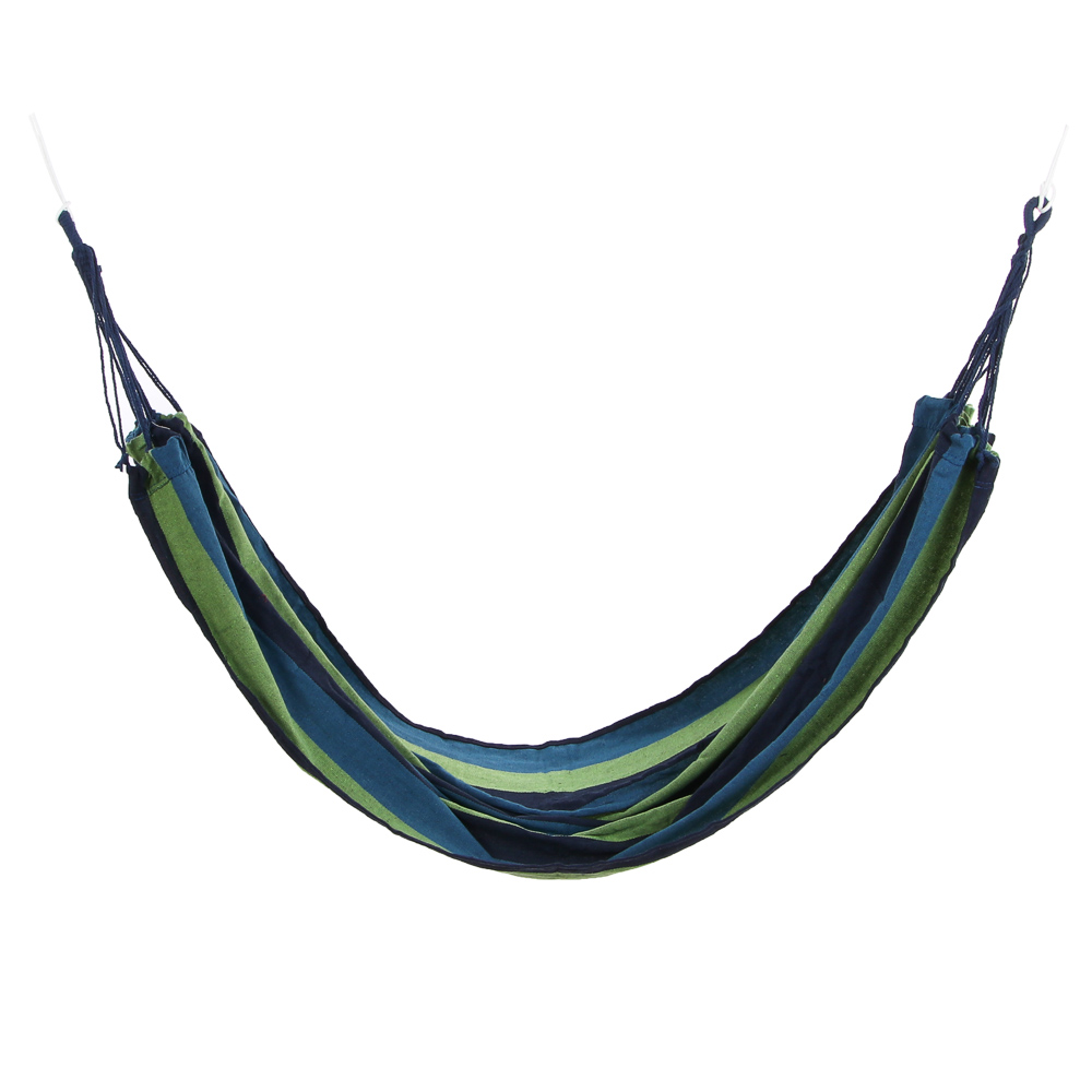 Гамак тм РУССО ТУРИСТО, 200х80см, хлопок, полиэстер, полосатый, до 100кг, арт.№ 121-019