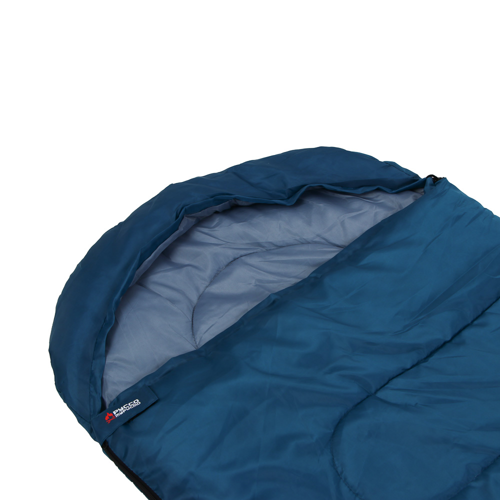 РУССО ТУРИСТО Спальник с капюшоном, 210х75см, 950гр., полиэстер 170T, холлофайбер 250 г/м2, +5С, арт.№ 122-041