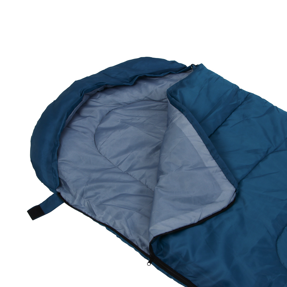 РУССО ТУРИСТО Спальник с капюшоном, 210х75см, 950гр., полиэстер 170T, холлофайбер 250 г/м2, +5С, арт.№ 122-041