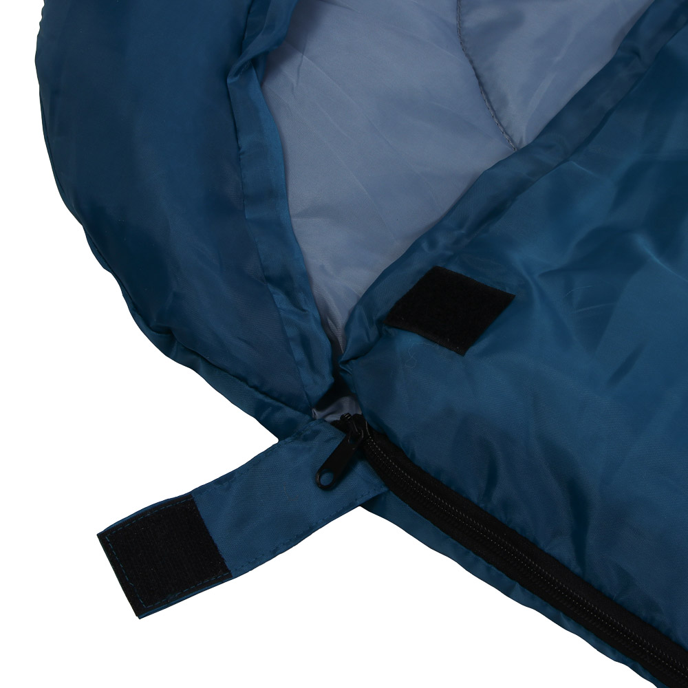 РУССО ТУРИСТО Спальник с капюшоном, 210х75см, 950гр., полиэстер 170T, холлофайбер 250 г/м2, +5С, арт.№ 122-041