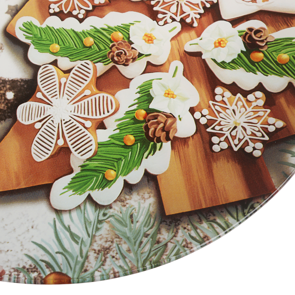 Чудеса Набор для торта 2 предмета, блюдо 30см, лопатка 26х7см, стекло, арт.№ 820-905