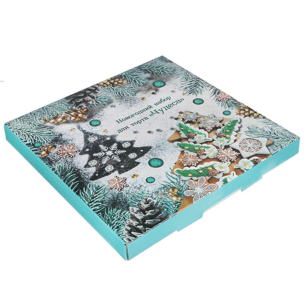 Чудеса Набор для торта 2 предмета, блюдо 30см, лопатка 26х7см, стекло, арт.№ 820-905