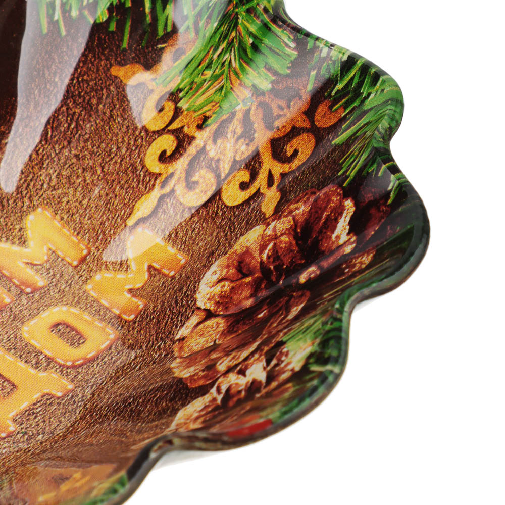 Шишки Салатник круглый, 18х4,5см, стекло, арт.№ 820-908