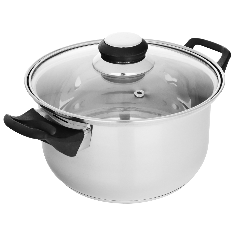 Стрейтон Кастрюля 18х10,5см, 2,1л, со стекл. крышкой, арт.№ 822-118