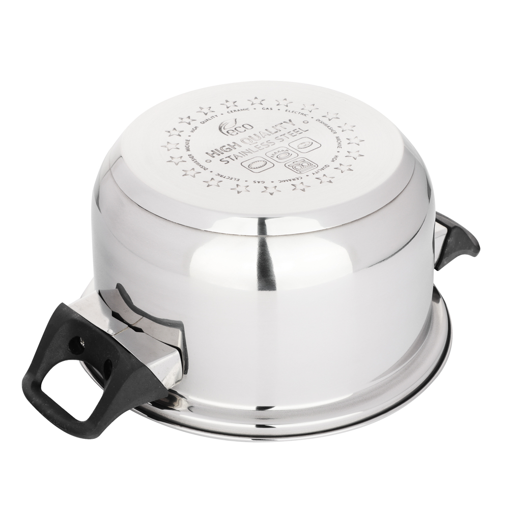 Стрейтон Кастрюля 18х10,5см, 2,1л, со стекл. крышкой, арт.№ 822-118