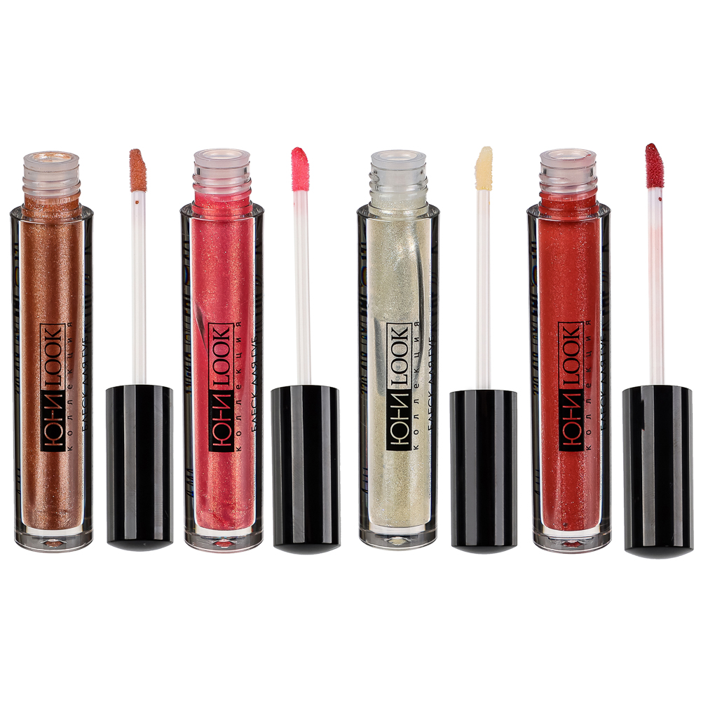 ЮНИLOOK Блеск для губ сияющий 4мл, 4 тона, БГ-21, арт.№ 330-418