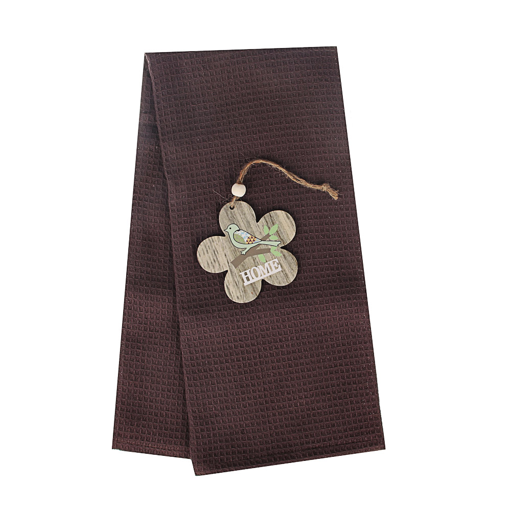 PROVANCE Мятный Латте Полотенце вафельное с сувениром, 40х60см, 100% хлопок, 220гр/м, 3 дизайна, арт.№ 488-047