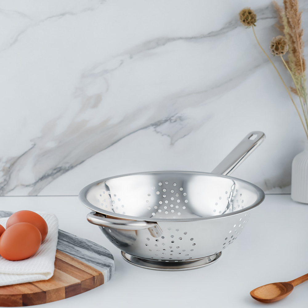 VETTA Дуршлаг с ручкой на ножке, нерж.сталь, 24см, арт.№ 812-015